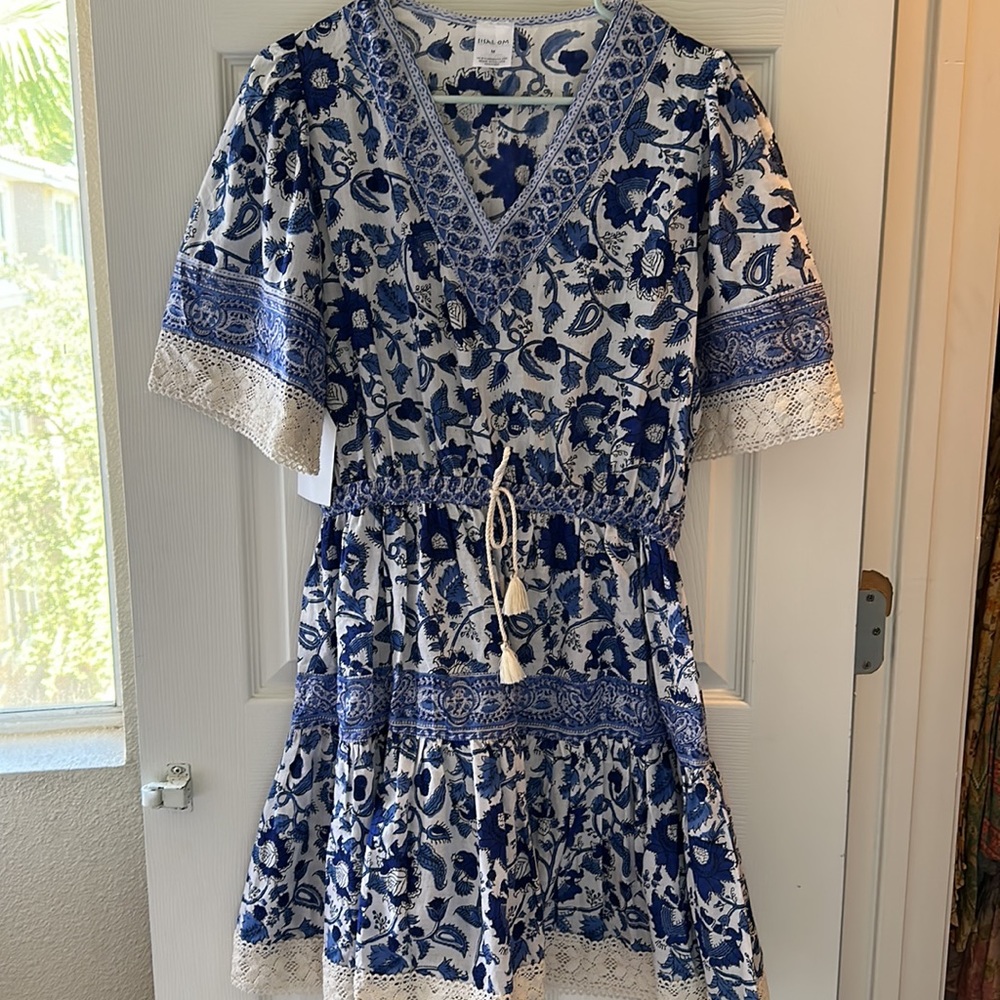 💙SOLD💙 Blu Mediterraneo DRESS - Picture 2 of 7